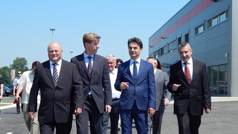 Potpredsjednik Vlade Grčić sudjelovao na otvorenju proizvodnog pogona austrijske tvrtke u poduzetničkoj zoni Jalžabet